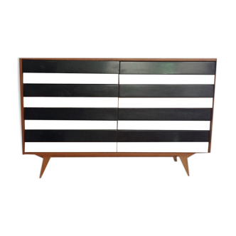 1950s black and white trend buffet