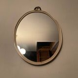 Free-form oval mirror from the 60s-70s