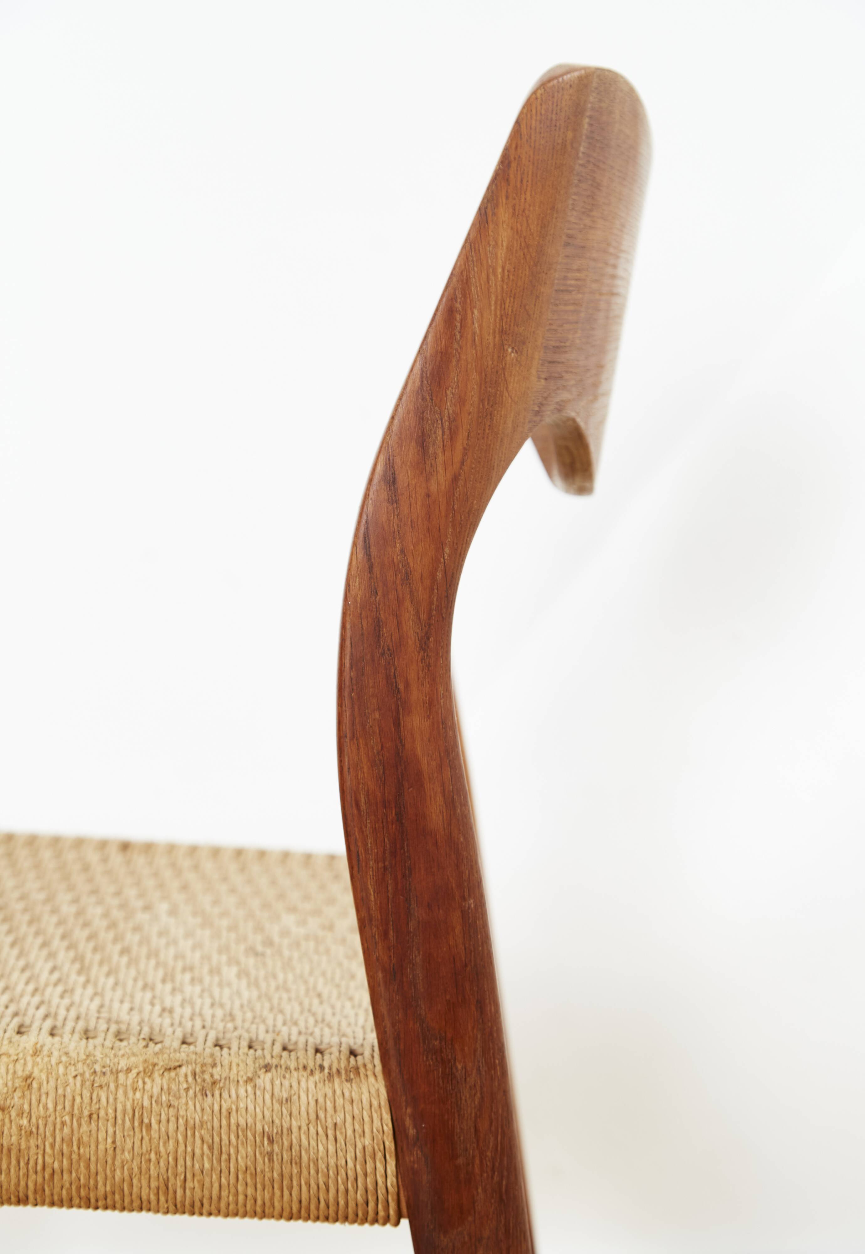 Niels O. Møller No. Dining Chairs No.71 for J. L Moller, Set of 3