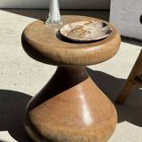 Pawn Natural - Stool, side table, end table in solid mango wood