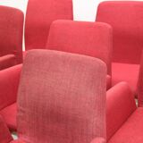 Suite of 8 office armchairs