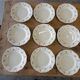 9 old flat plates Digoin Sarreguemines