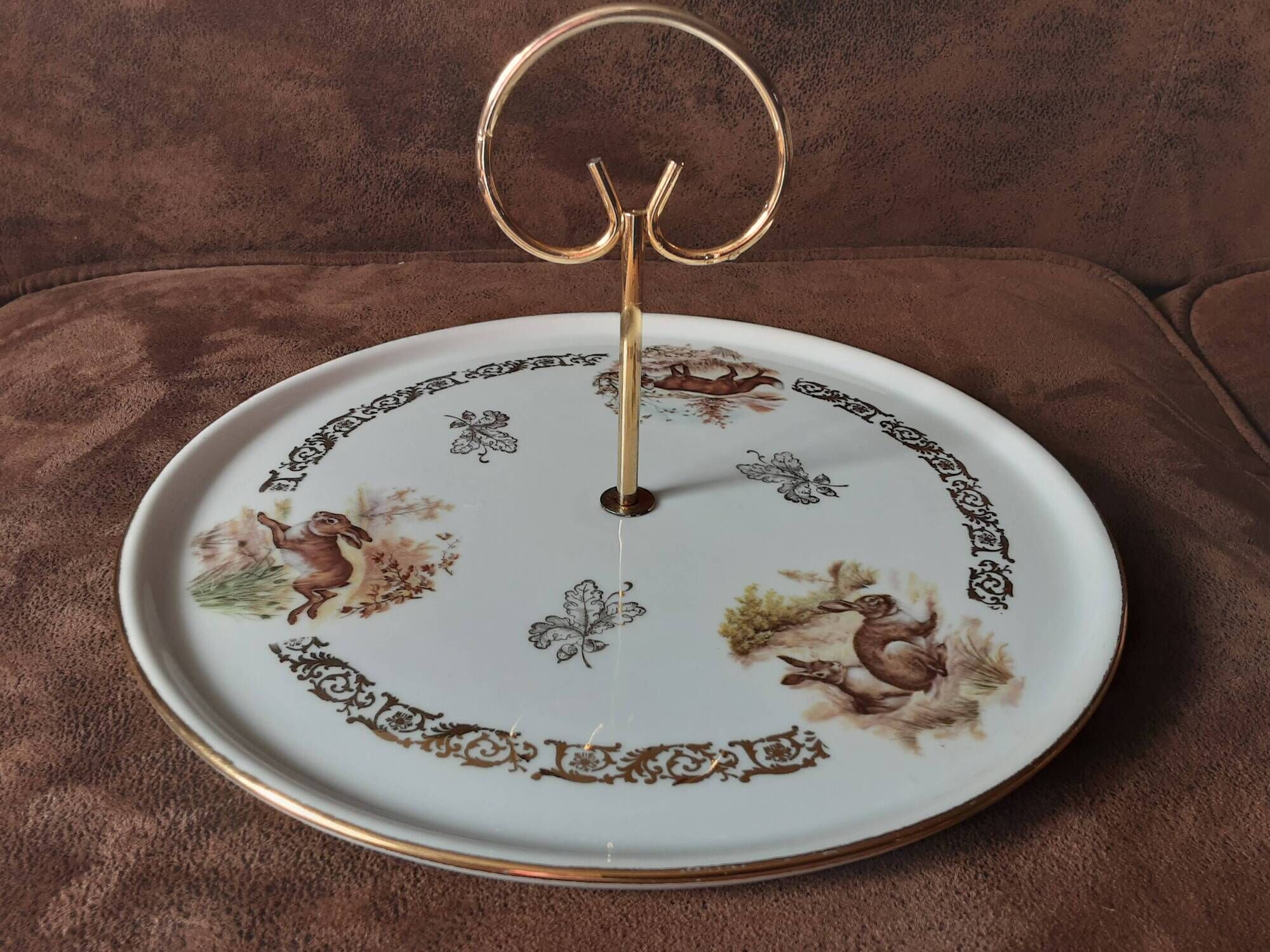 Cheese platter West porcelain France