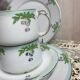 Set of 2 antique porcelain chocolate services.