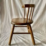 Old solid wood children's chair