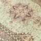 6x9 Sage Green Classic Pattern Turkish Vintage Rug, 170x281 Cm