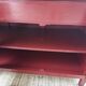 Red lacquered enfilade 1970 160cm
