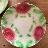 Assiettes en barbotine