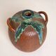 Large Handmade Ceramic Vase with Drip Glaze