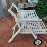 Vintage wood garden cart