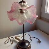Brass lamp with tulip