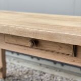 Table de ferme poncée 2m