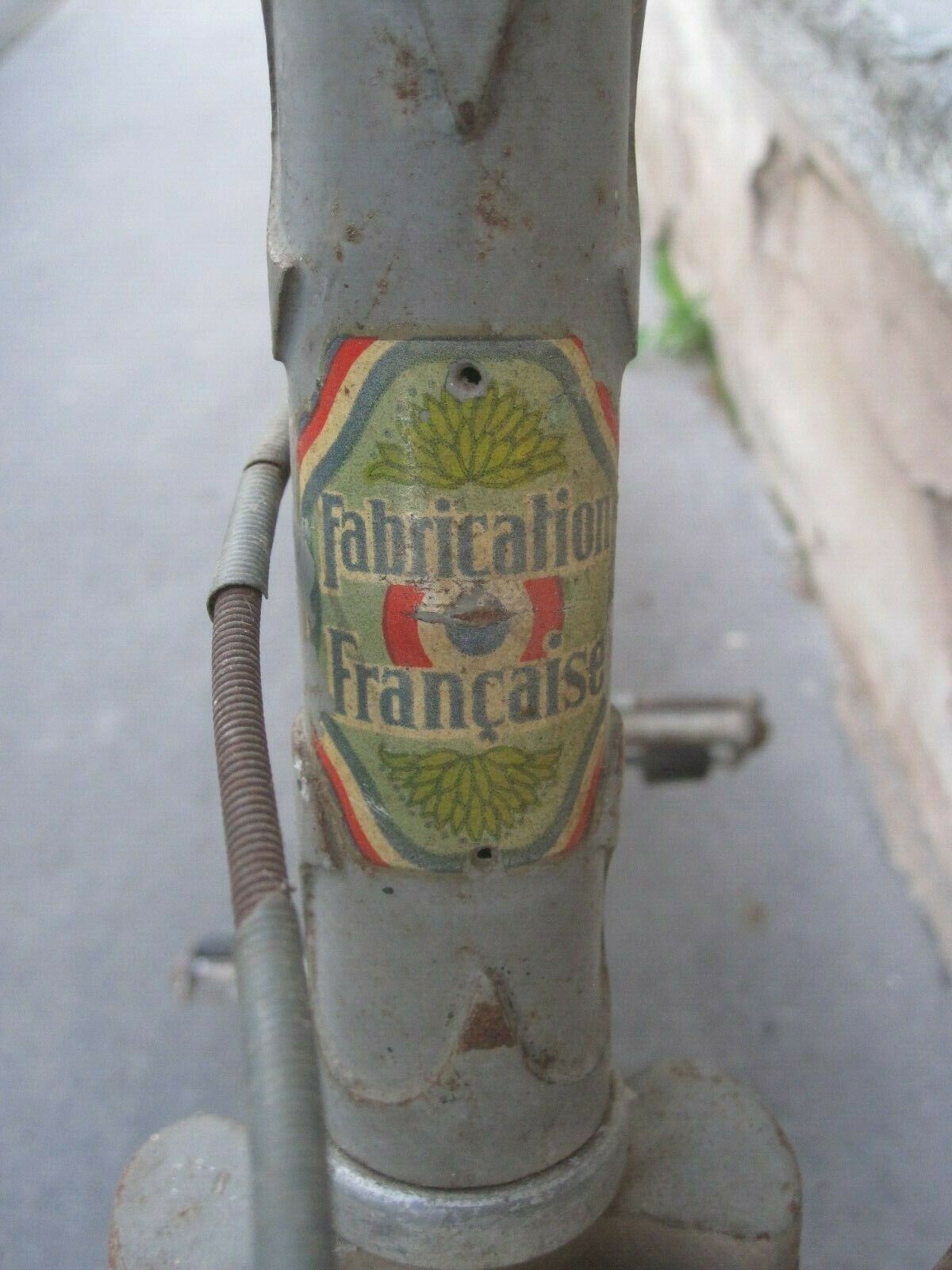 Old French-made carrier bike