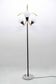 Stilnovo Mid-Century Modern Italian Brass and Opaline Glass Floor Lamp, 50