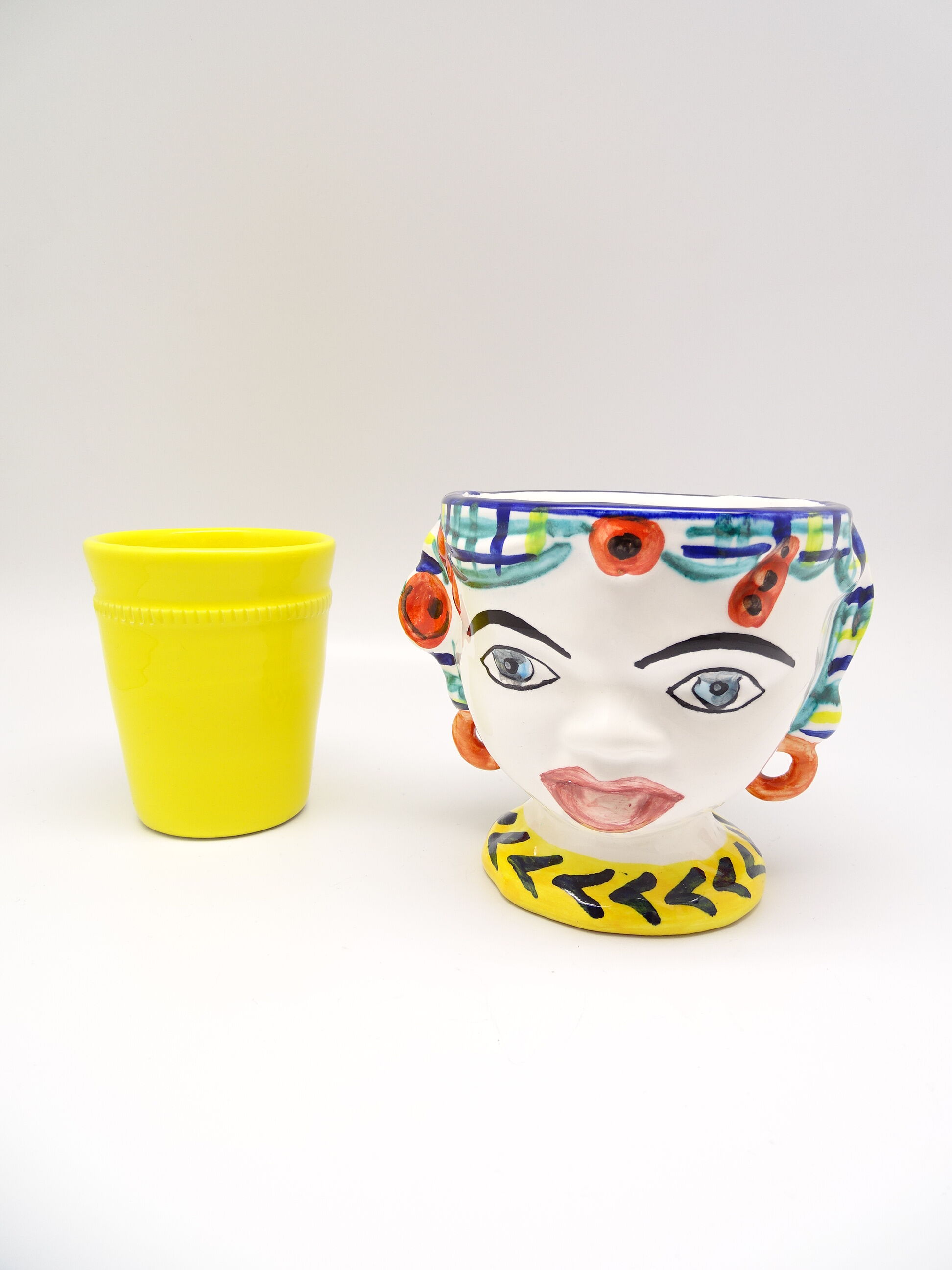 Pot Testa di Moro in Italian ceramics