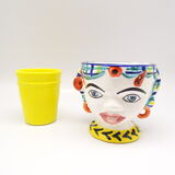 Pot Testa di Moro in Italian ceramics