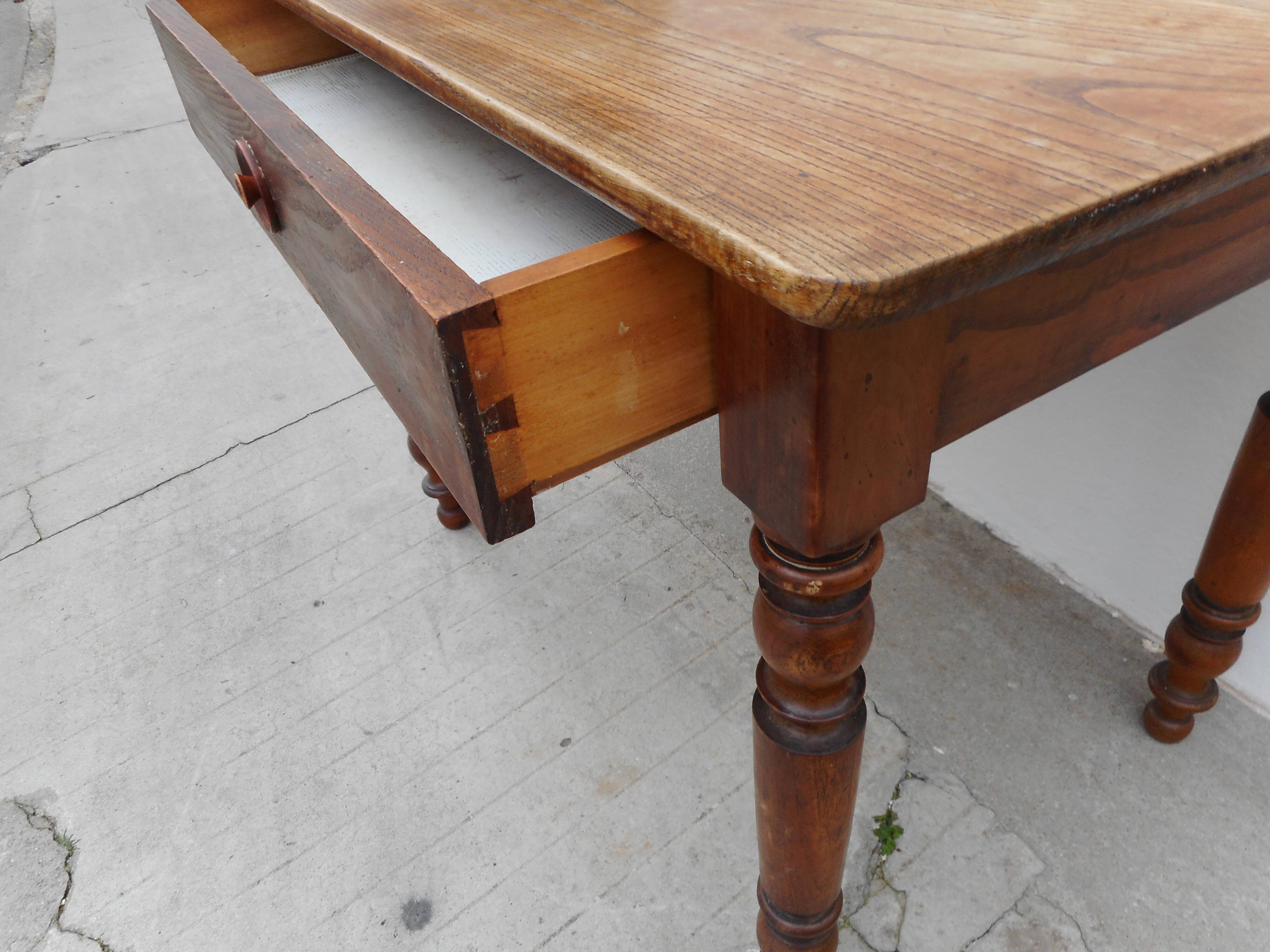 Table bureau ancienne en bois