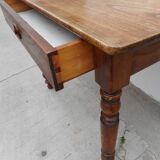 Old wooden desk table