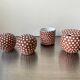 Lot de 4 vases zeuthen keramik années 1950 danemark
