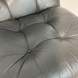 Brown leather heater