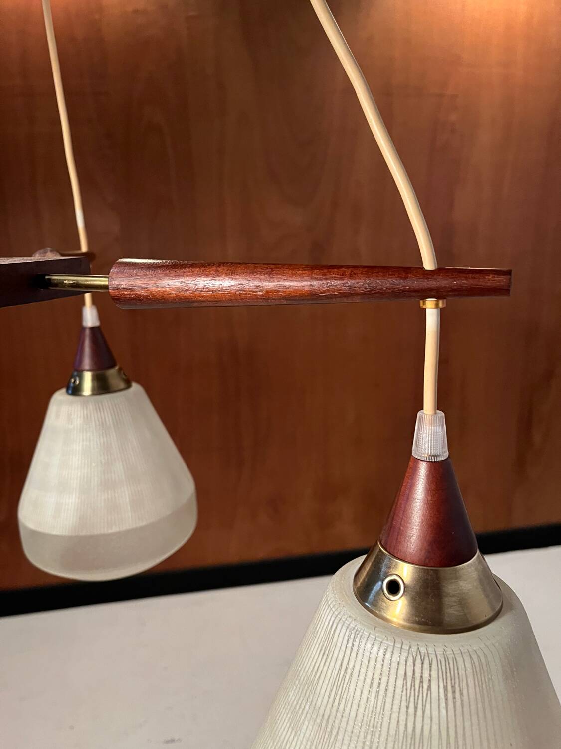 Vintage Scandinavian suspension from around 1960.