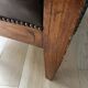 Fauteuil club art deco cuir