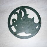 Cast iron “Geese” trivet