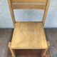 Old vintage wood child chair