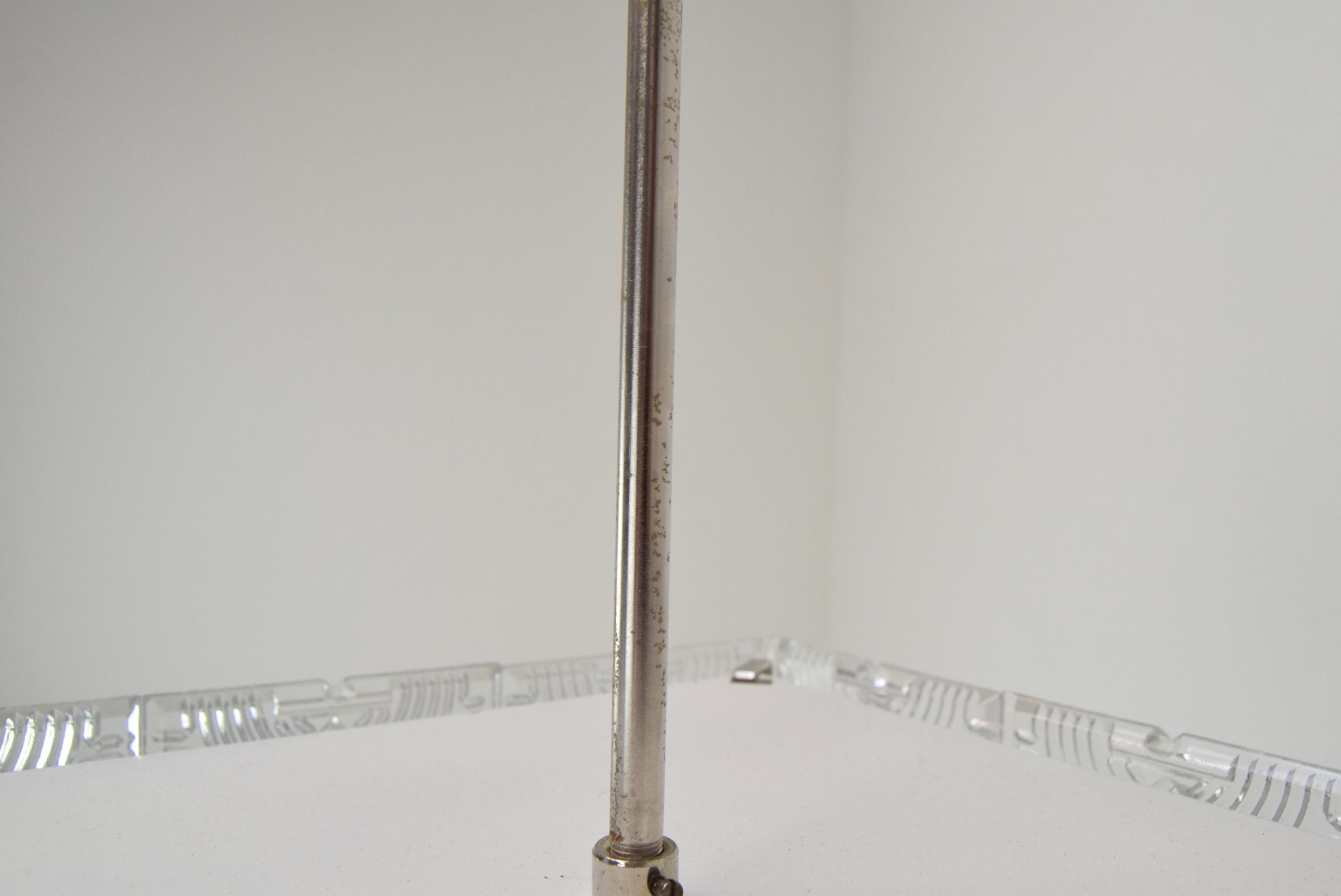 Mid-century glass pendant by Jaroslav Bejvl for Kamenicky Senov années 1960