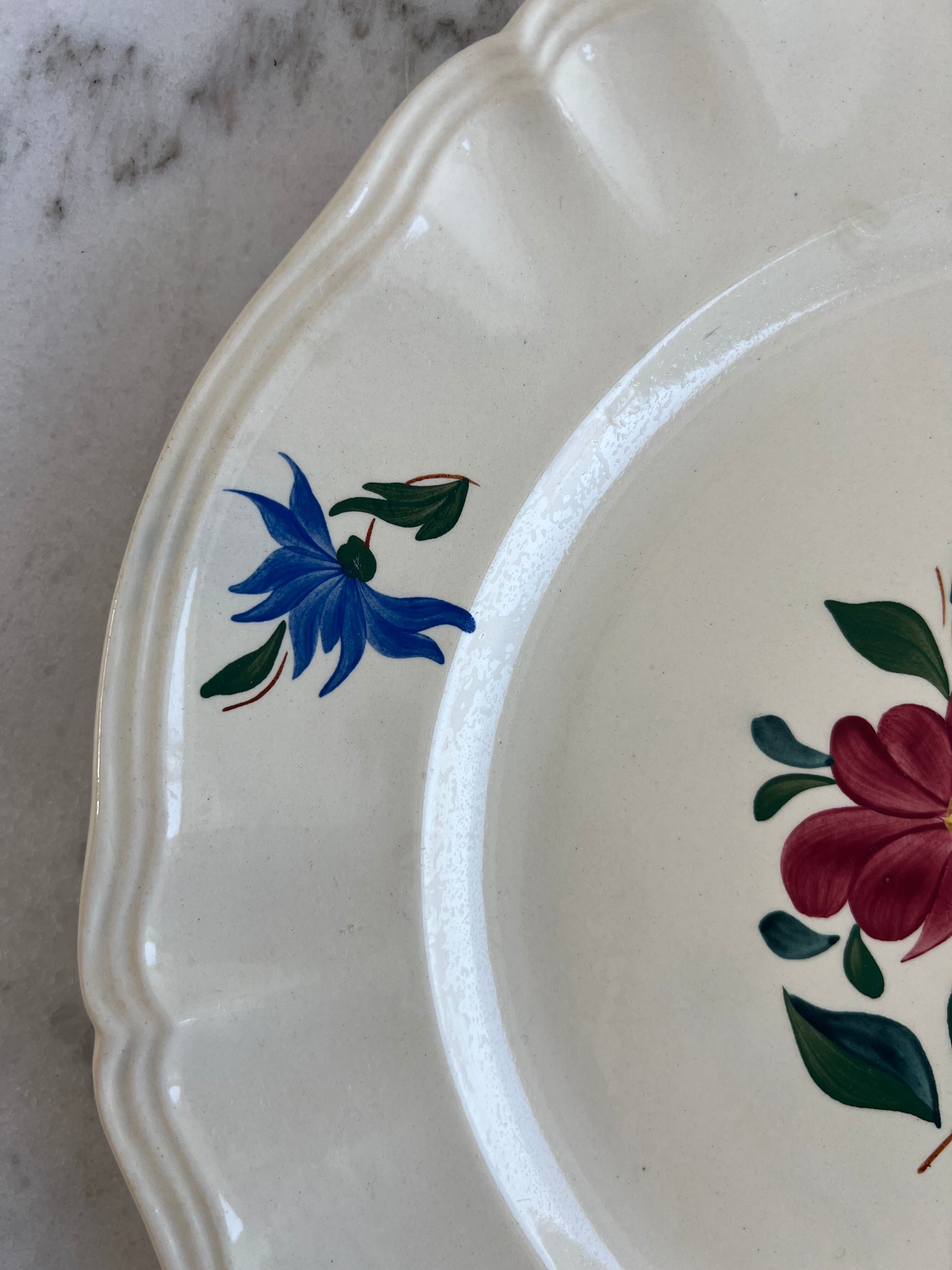 Large presentation dish Sarreguemines and Digoin