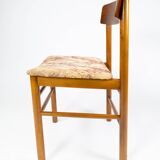 Set of six dining room chairs of danish design from the 1960s.
