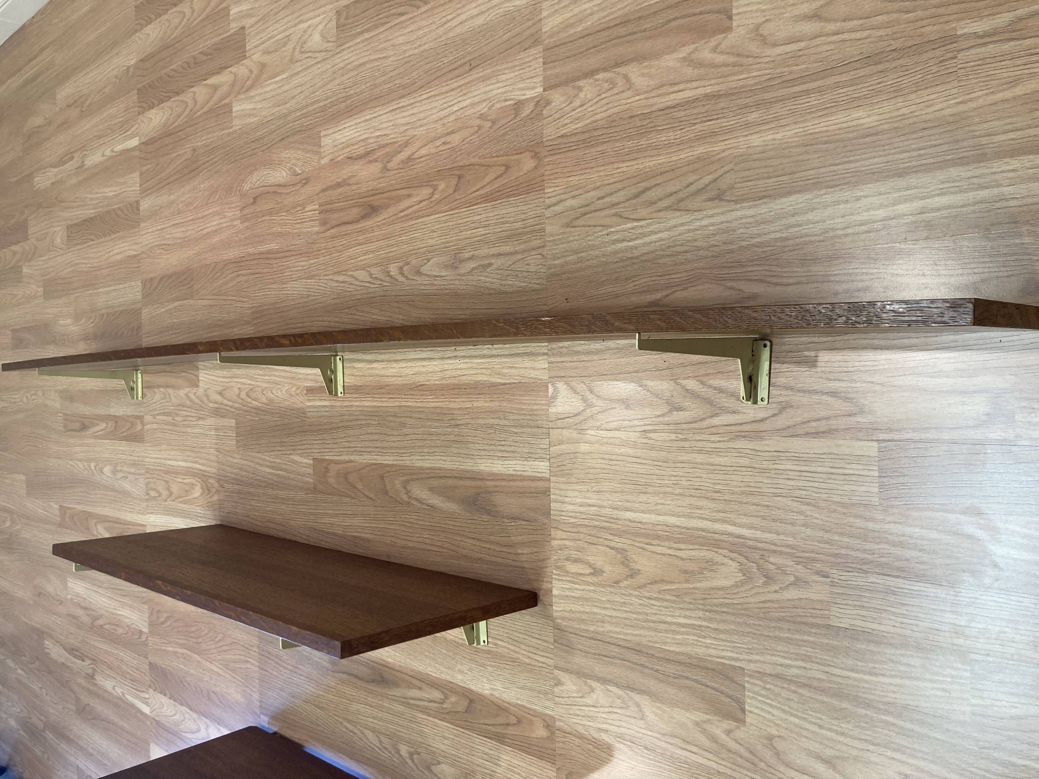 1950s design oak shelving unit.