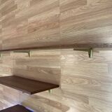 1950s design oak shelving unit.