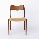 4 of 6 Niels Otto Møller Model 71 Chairs, 1960s Danish Mid Century Rosewood