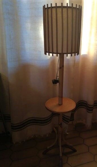 RR Art Vannerie rattan lamppost