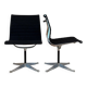 Model EA 105 aluminium chairs by Eames for Herman Miller, 1970s, set of 2