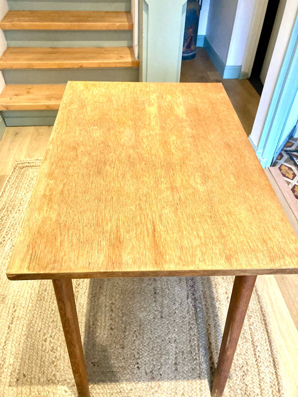 Vintage compass foot desk