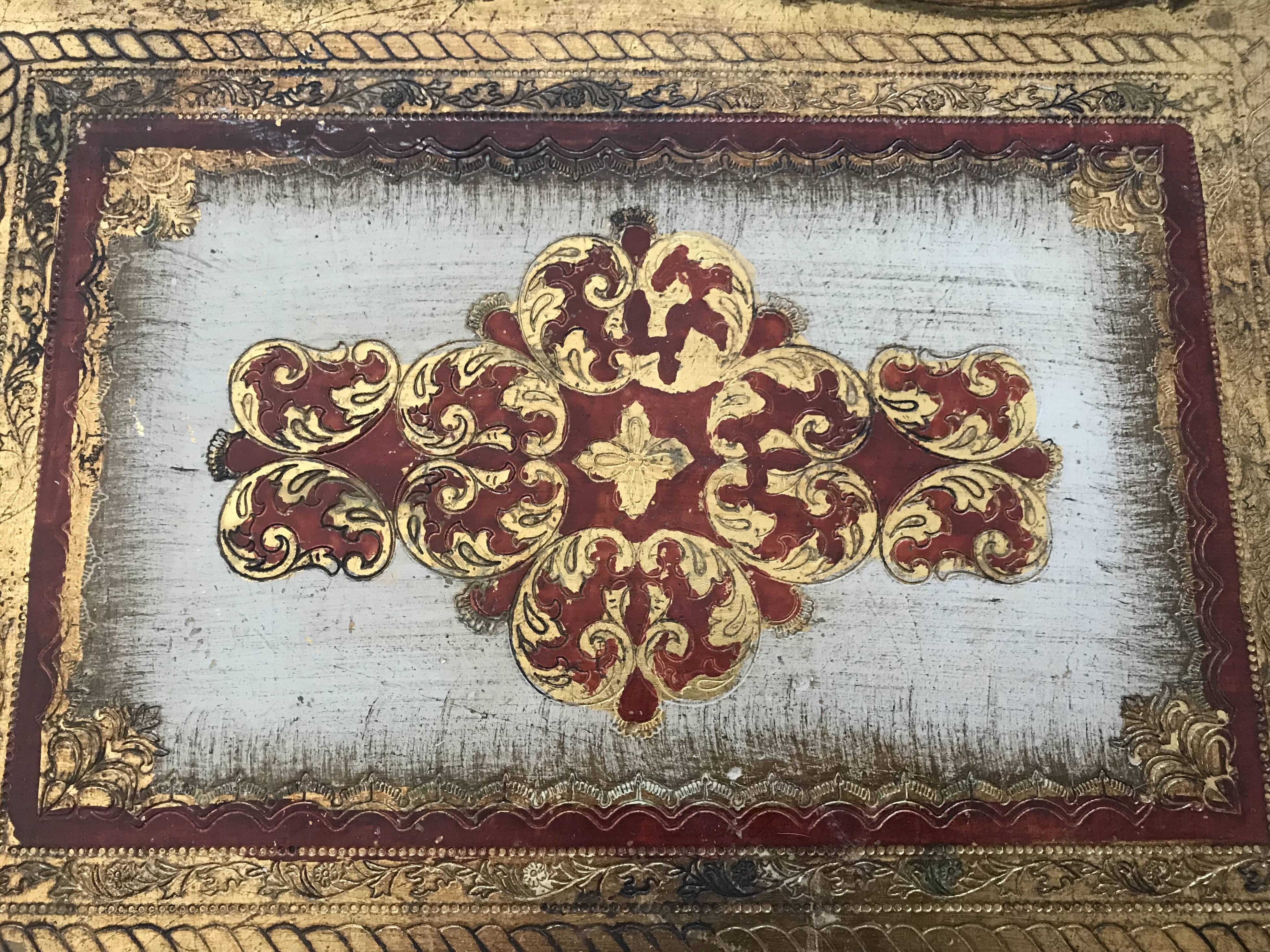 Vintage Florentine tray