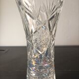 Bohemian crystal vase