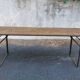 Table pliante bois & métal