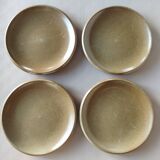 4 Brenne stoneware dessert plates