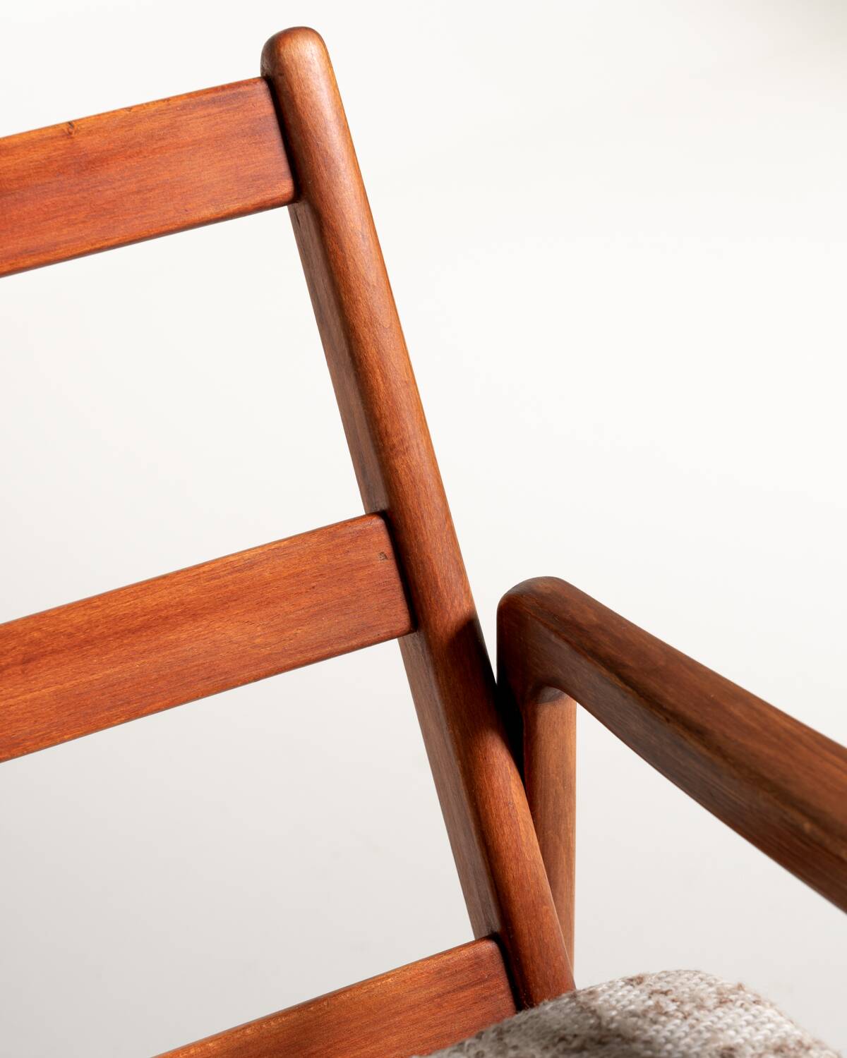 Model 109 Armchair by Ole Wanscher with Footstool, 1950s