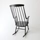 Rocking chair Lena Larsson Scandinavian design 1960 for Nesto