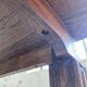 Solid oak farmhouse table 185cm