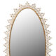 Console miroir par pierre-luigui colli métal doré