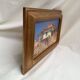 Oil painting on cardboard, dimensions: height -26 cm - width -42 cm -