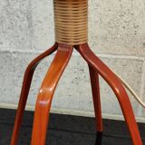 Drevo Humpolec spider table lamp Czechoslovakia 1960