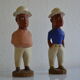 Couple de colons statuettes Africaines