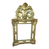 Miroir en bois dore à parcloses du XI ème siècle n35