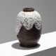 Vase en grès à décor craquelé, louis-auguste dage, 1940s